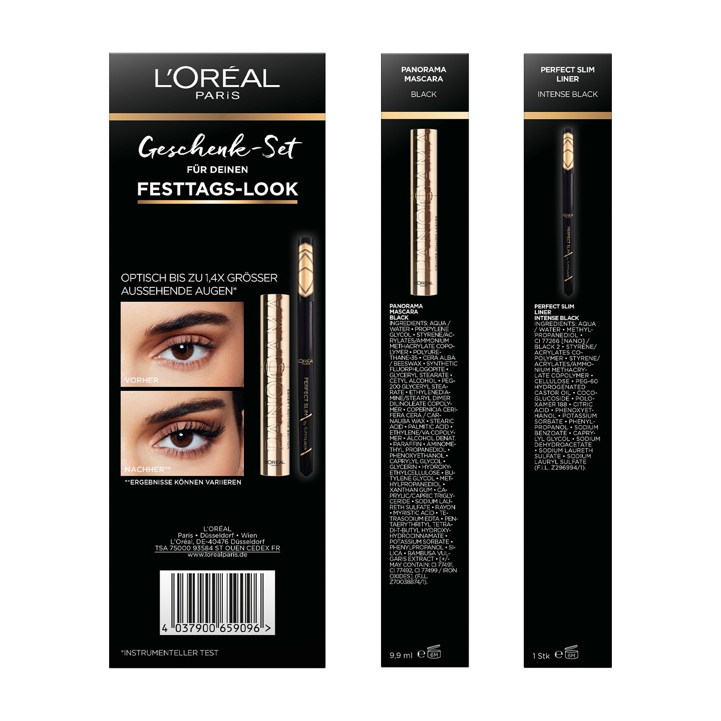 Geschenkset: Mascara & Super Liner - Verpackung